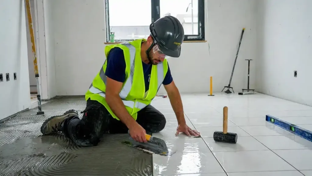 مقاول تركيب بلاط